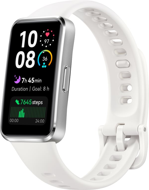 Huawei Band 10 aktivitetsarmband, vitt