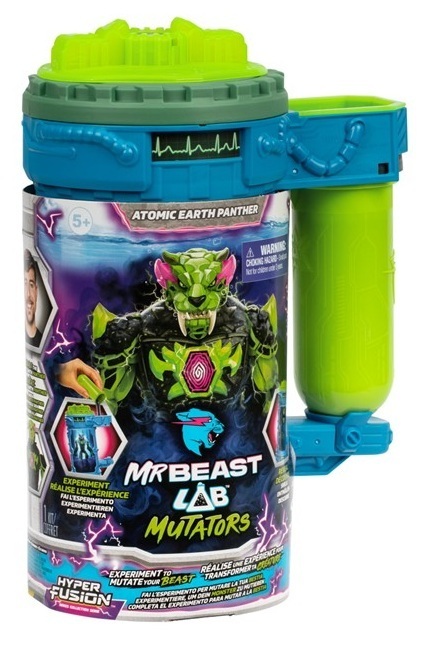 MrBeast Lab Mutator figur, Atomic Earth Panther