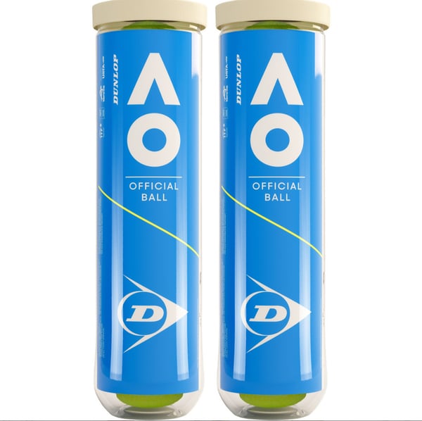 Dunlop Australian Open tennisboll, 8 st, eco