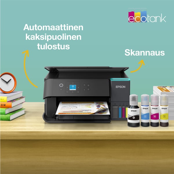 EcoTank ET-2950 multifunktionsskrivare med dubbelsidig utskrift