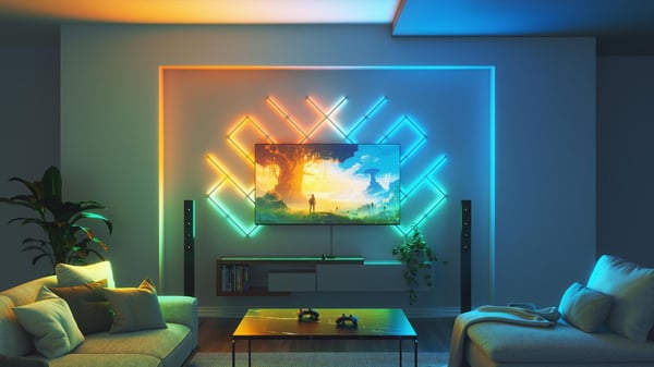 Nanoleaf 4D Screen Mirror + Ljusremseset för 85"/215 cm skärmar