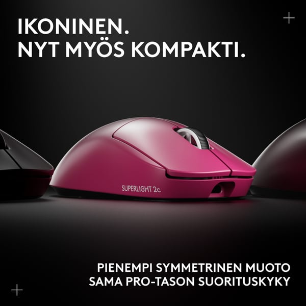 Logitech G Pro X Superlight 2c trådlös spelmus, magenta