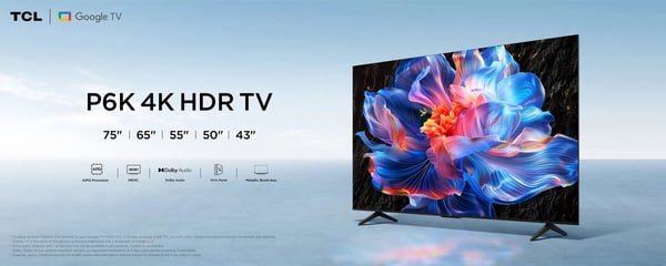 TCL 55" P6K 4K LED Google TV