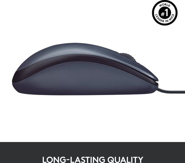 Logitech B100 -mus til erhvervsbrug, sort