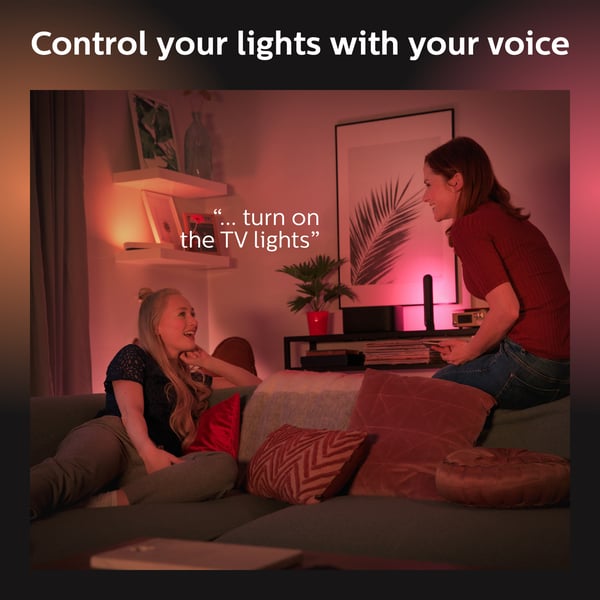 Philips Hue Play -ljusstång smartlampa, 2 st, svart