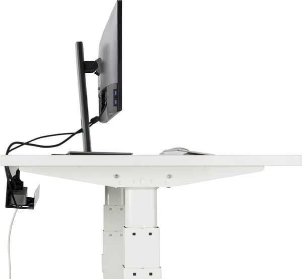 ErgoWork kabelkanal, svart