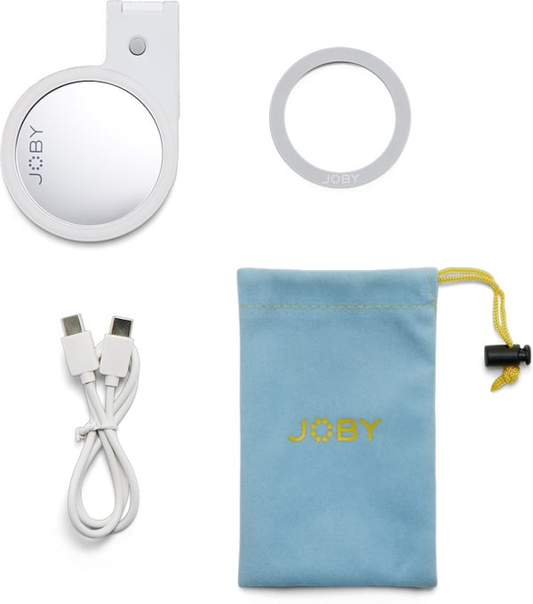 Joby Ring Light MagSafe Beamo billedlys til telefonen, hvid