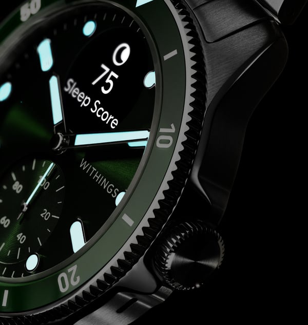 Withings Scanwatch Nova -smartwatch, 42 mm, grøn