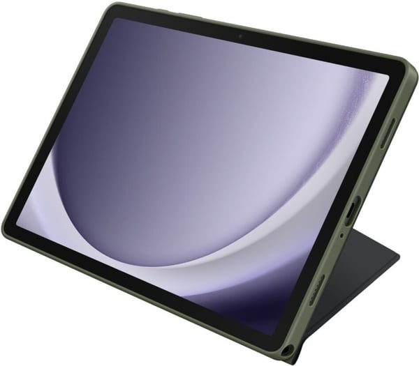 Samsung Galaxy Tab A9+ Book Cover -skyddsfodral, svart