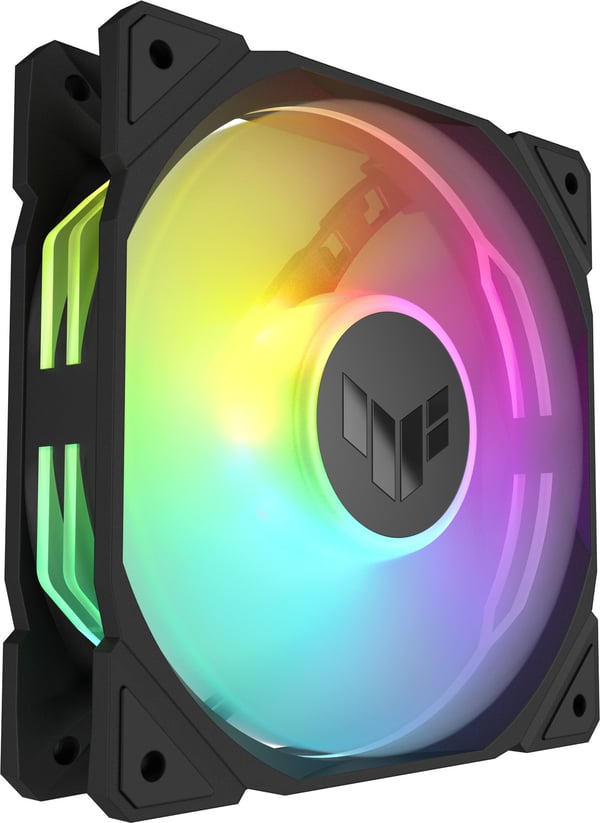 Asus TUF Gaming TR 120 ARGB PWM-blæser, 120 mm, sort