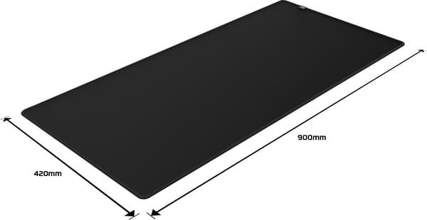 HyperX Pulsefire Mat -spelmusematta, svart, storlek XL