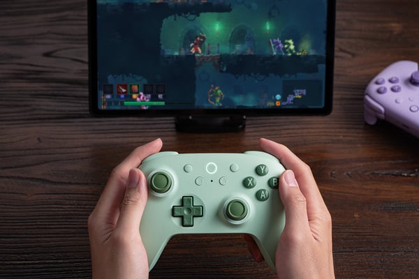 8BitDo Ultimate 2C Wireless Pad - trådløs spilkontrol, grøn, PC / Android