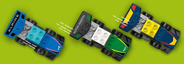 LEGO DUPLO By 10445 – F1-holdets racerbiler og chauffører