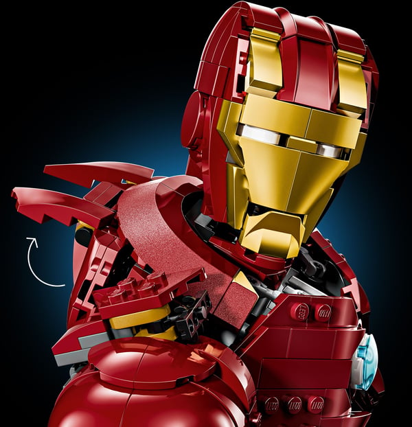 LEGO Super Heroes Marvel 76327 Iron Man MK4 bröstbild