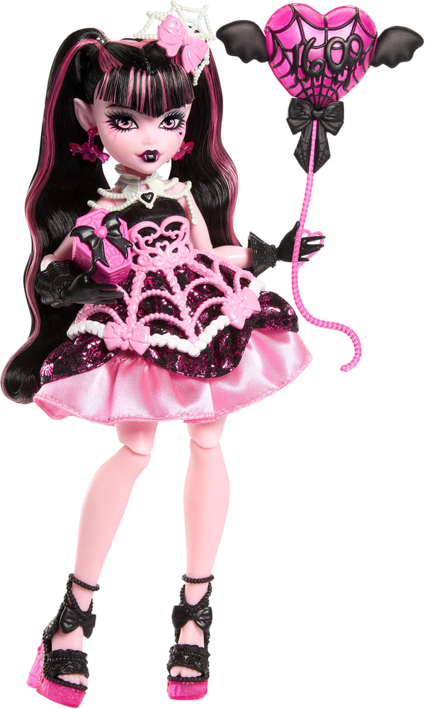 Monster High Läskigt Sött Födelsedag, Draculaura-modedocka