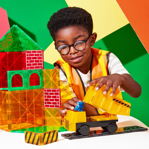MAGNA-TILES® Builder XL magnetbyggsats, 50 delar