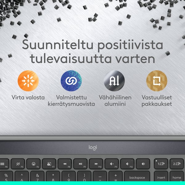 Logitech Signature Slim Solar+ trådlöst tangentbord