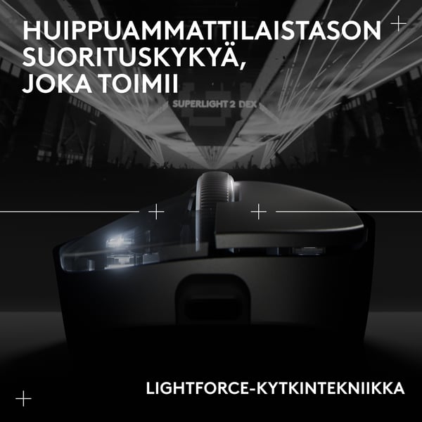 Logitech G Pro X Superlight DEX speldatormus