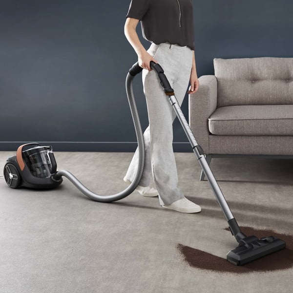 Tefal X-Trem Cyclonic Max Deep Clean dammsugare, påslös, svart