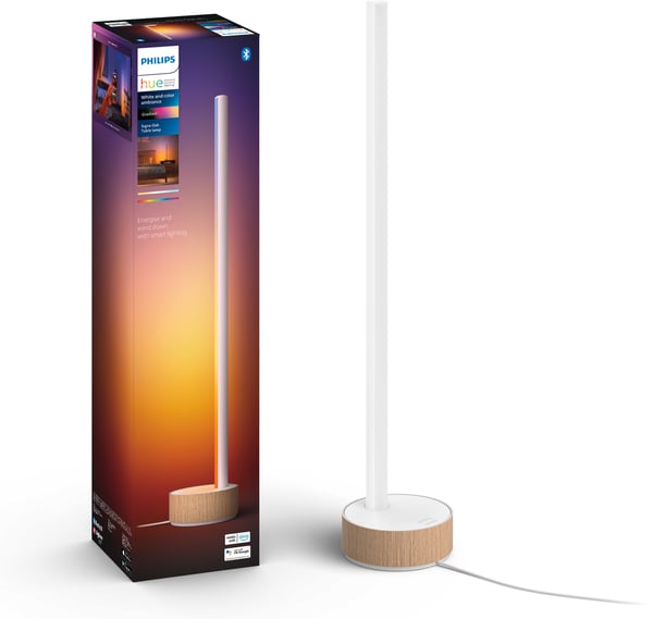 Philips Hue Gradient Signe ek -smartbordslampa, ek/vit