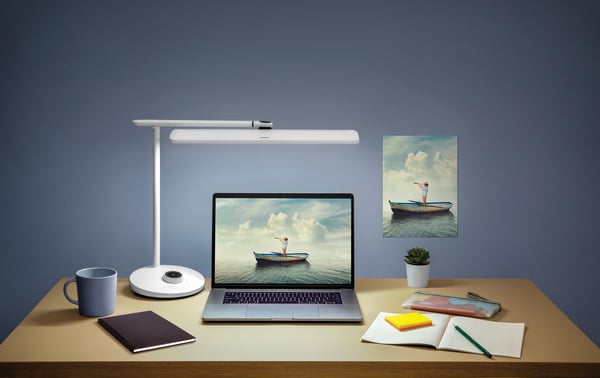 Philips VDTMate DSK501 -skrivbordslampa, vit