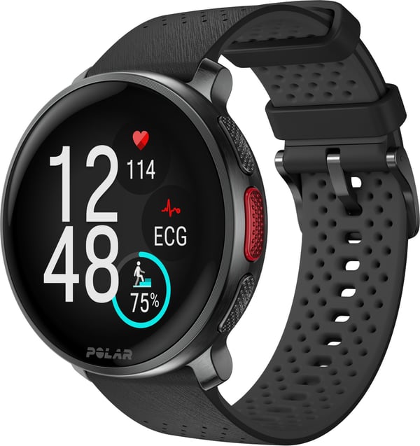 Polar Vantage V3 -premium sportsur, sort