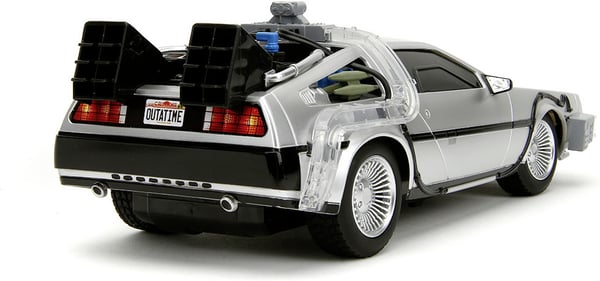 Jada Back to the Future RC Time Machine -radiostyrd bil, 1:16