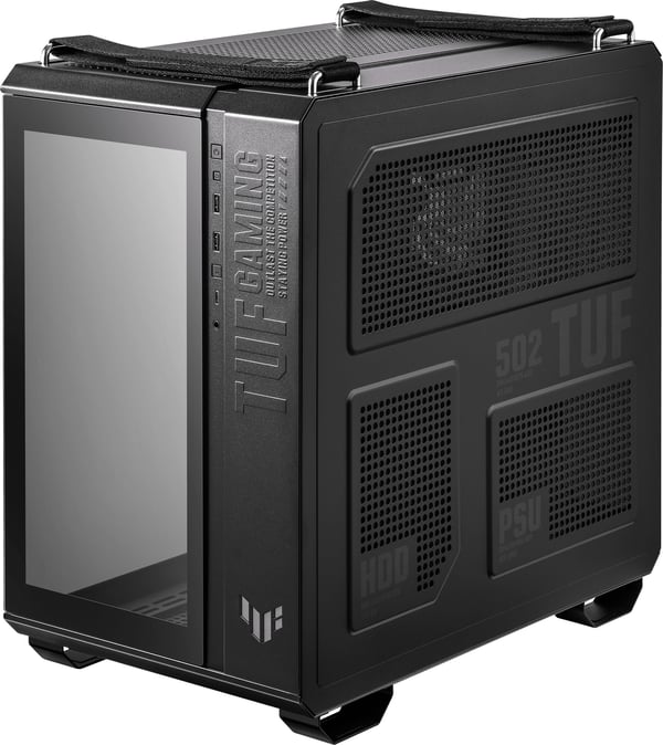 Asus TUF Gaming GT502 PLUS TG ARGB ATX-chassi med fönster, svart