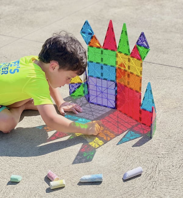 MAGNA-TILES® Klara Färger - magnetbyggsats, 32 delar