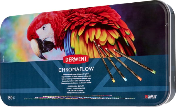 Derwent Chromaflow färgpennor, 150 st