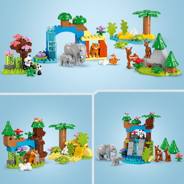 LEGO DUPLO Stad 10446 – 3-i-1 djurfamiljer