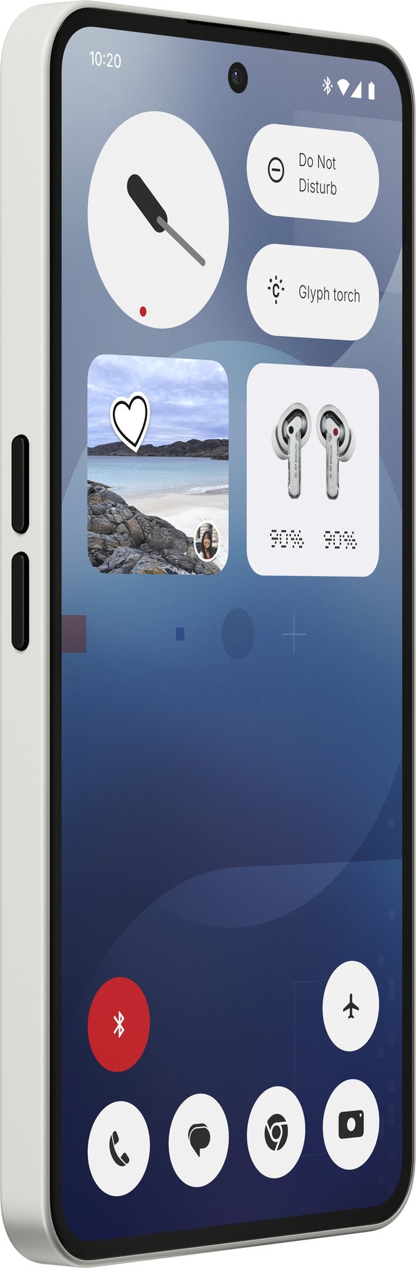 Nothing Phone (3a) mobil, 256/12 GB, vit
