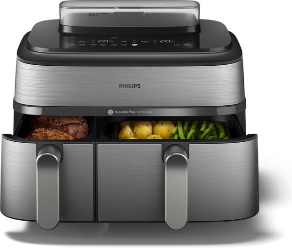 Philips 5000-serien Dubbel korg luftfritös (NA555/00)