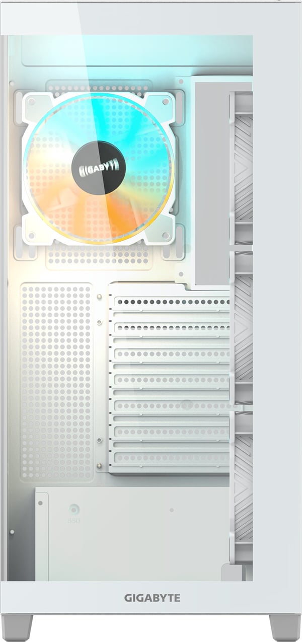 Gigabyte Panoramic Stealth Ice GB-C500PI ST ATX Mid-Tower chassi, vit