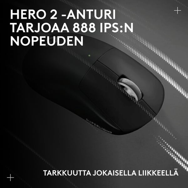 Logitech G Pro X Superlight 2c trådlös spelmus, svart