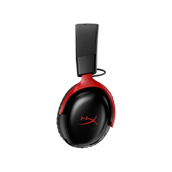 HyperX Cloud III S trådlösa spelhörlurar, svart/röd