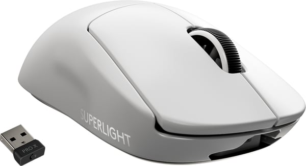 Logitech Pro X Superlight spillemus, hvid