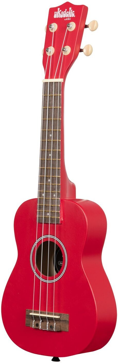 Kala Ukadelic Cherry Bomb Soprano -ukulele, rød