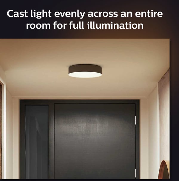 Philips Hue Enrave S vit ambiance -smart taklampa, liten, svart