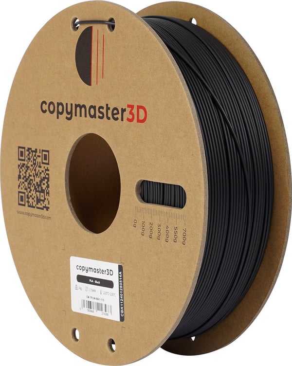 Copymaster3D PLA-filament 3D-skrivare, 1.75 mm, svart