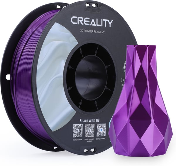 Creality CR-PLA Silk -filament til 3D-printere, 1,75 mm, lilla