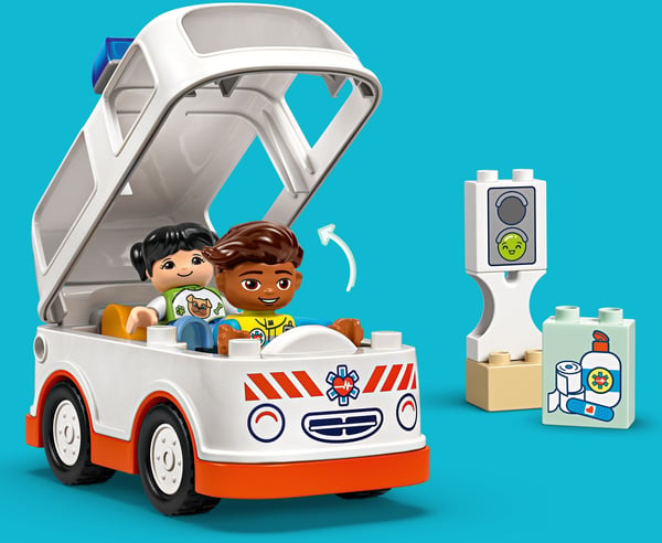 LEGO DUPLO By 10447 – Ambulance og chauffør