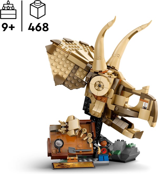 LEGO Jurassic World 76969 – Dinosaurusfossil: Triceratops kranium