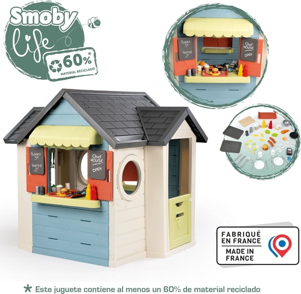 Smoby Life Chef House lekstuga och restaurang