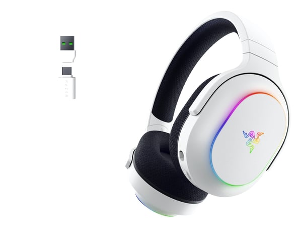 Razer Barracuda X Chroma trådlösa gamingheadset, vit