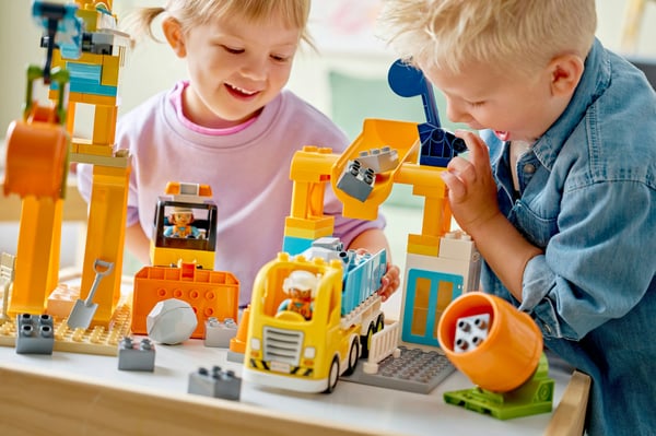 LEGO DUPLO Stad 10476 Byggarbetsplats och arbetsfordon 3-i-1