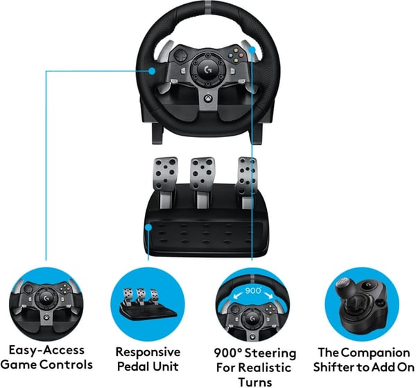 Logitech G920 Driving Force - rattarcontroller