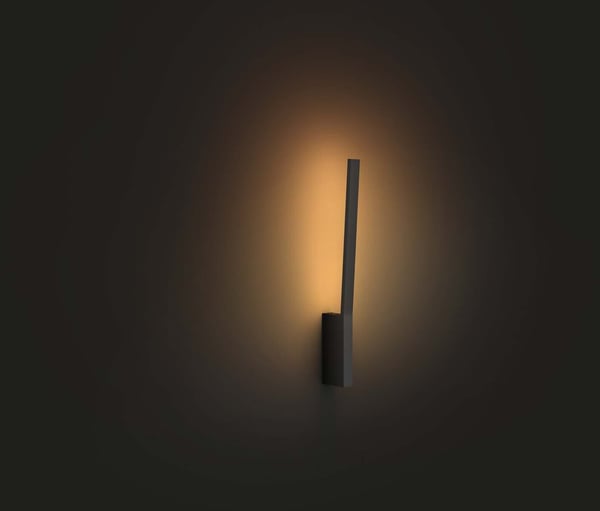 Philips Liane HUE -smartvägglampa, BT, White and color ambiance, svart, 55,8 cm