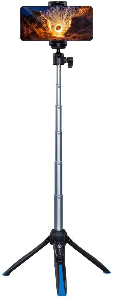 Benro BK15 selfiestick och ministolpe, svart-blå