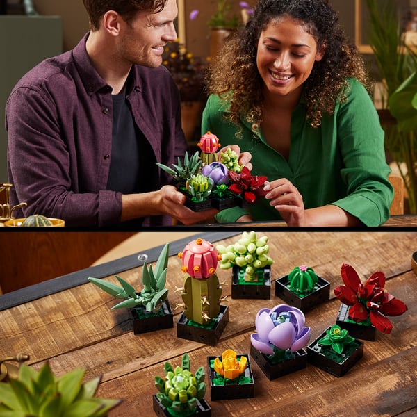 LEGO Suckulenter 10309 Byggset med prydnadsväxter (771 delar)